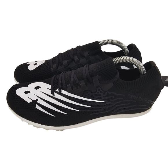 New Balance LD5000 Racing Shoes Womens 7.5B Black White WLD5KB8 Metal Spikes - Picture 1 of 10